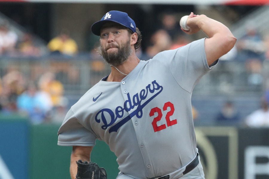 パイレーツ戦に先発したドジャースのクレイトン・カーショー【写真：ロイター】