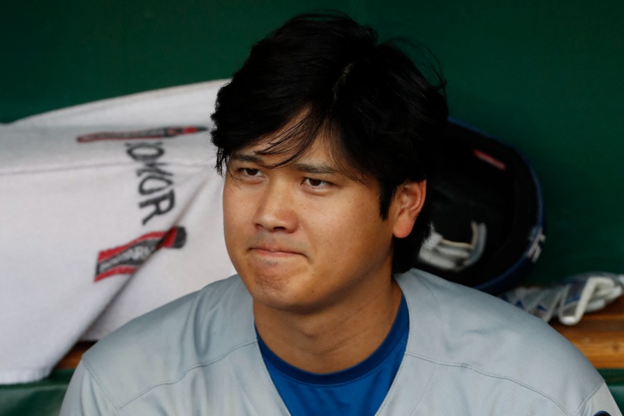 パイレーツ戦に出場したドジャース・大谷翔平【写真：ロイター】