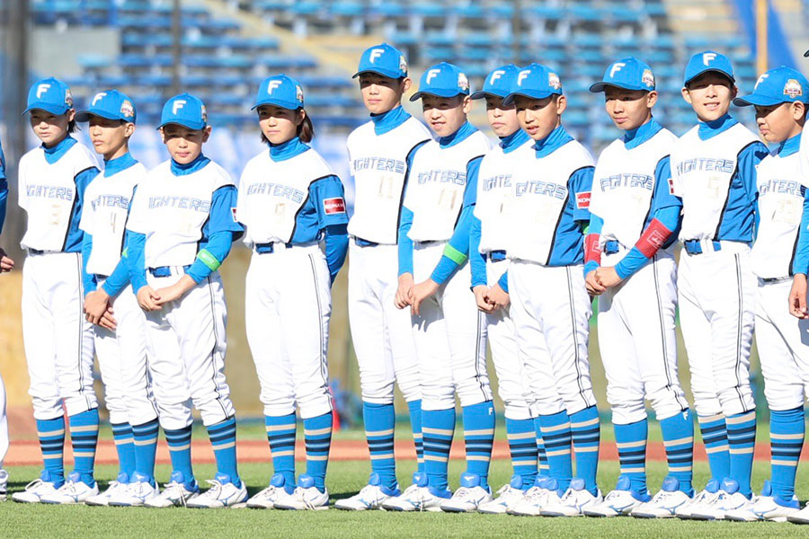 昨年大会に出場したファイターズジュニアナイン【写真：加治屋友輝】