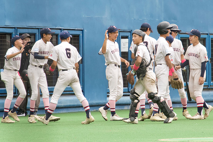 横浜都筑リトルシニアナイン【写真：磯田健太郎】
