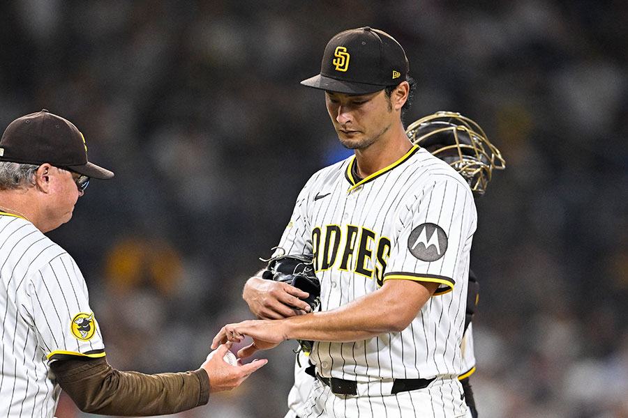 オリオールズ戦に登板したダルビッシュ有【写真：ロイター】