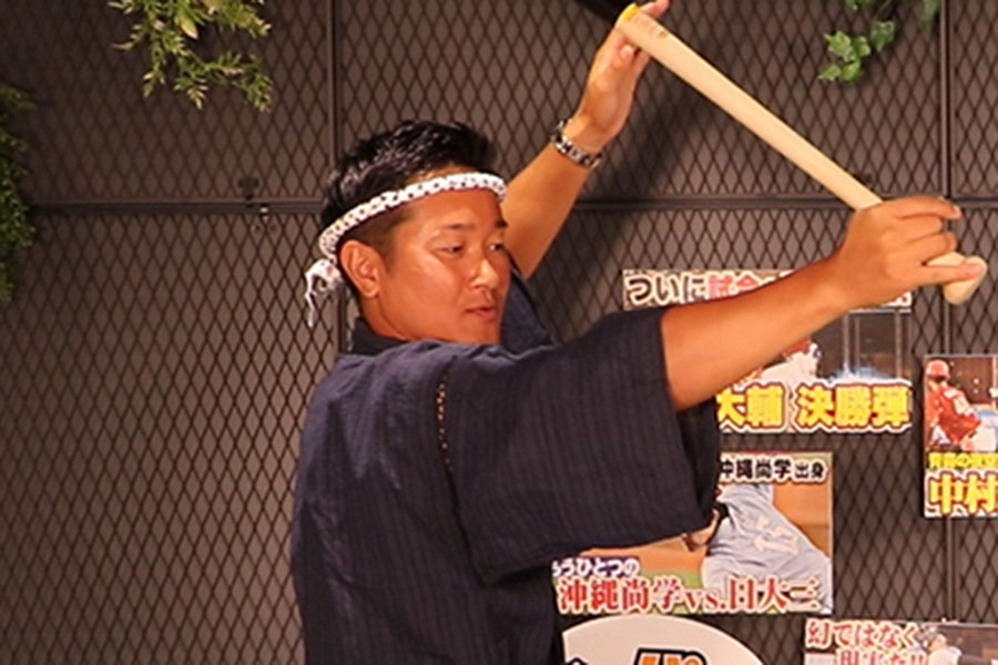 「月曜日もパテレ行き」に出演した元楽天・銀次氏【画像：パーソル パ・リーグTV】