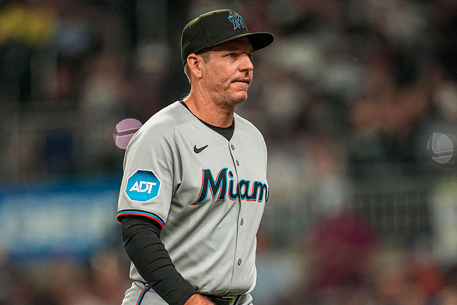 マーリンズのクレイトン・マッカラー監督【写真：ロイター】