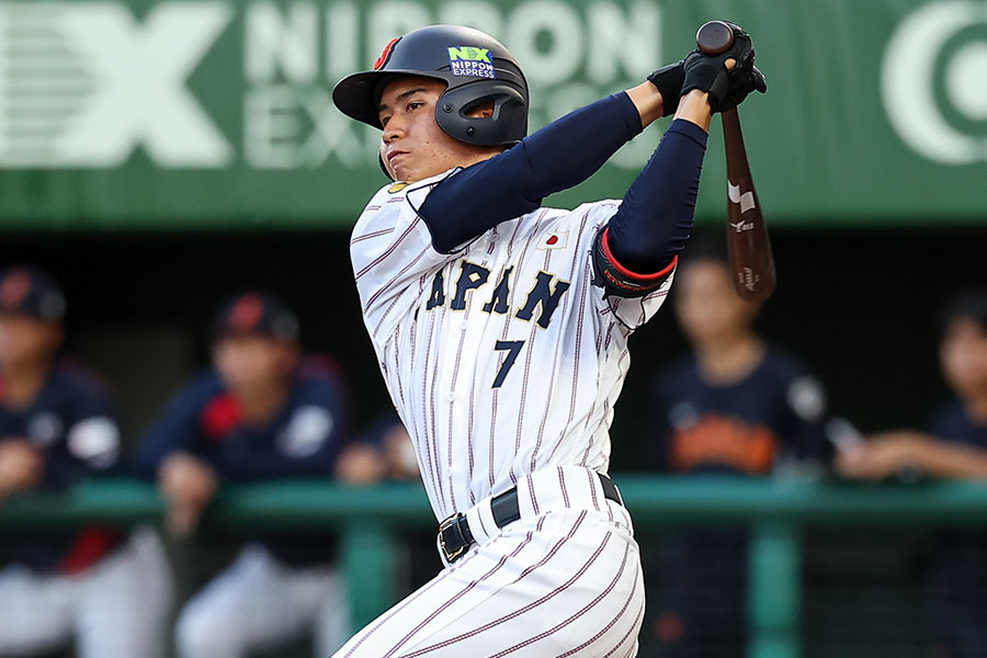 U18日本代表に選出された神戸国際大付・川口蒼旺【写真:加治屋友輝】