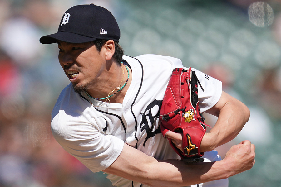 ヤンキース・前田健太（写真はタイガース時代）【写真：アフロ】