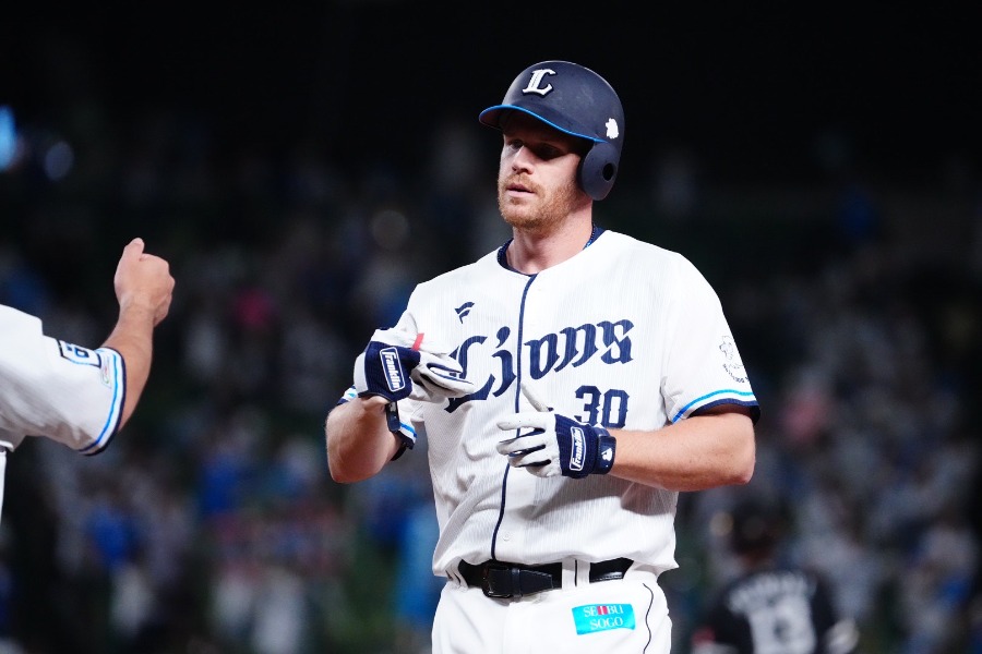 西武時代のデビッド・マキノン氏【写真:荒川祐史】