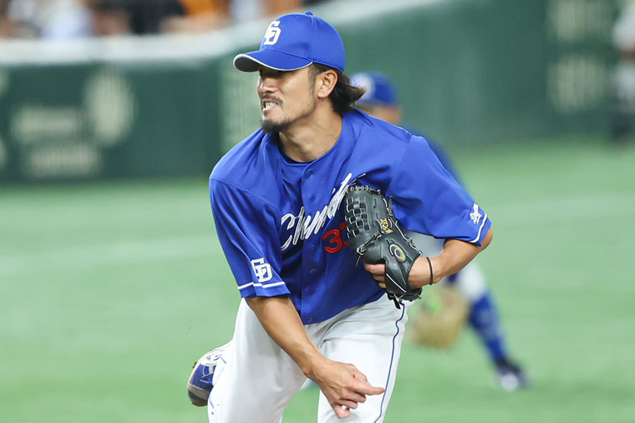 中日・祖父江大輔【写真：加治屋友輝】