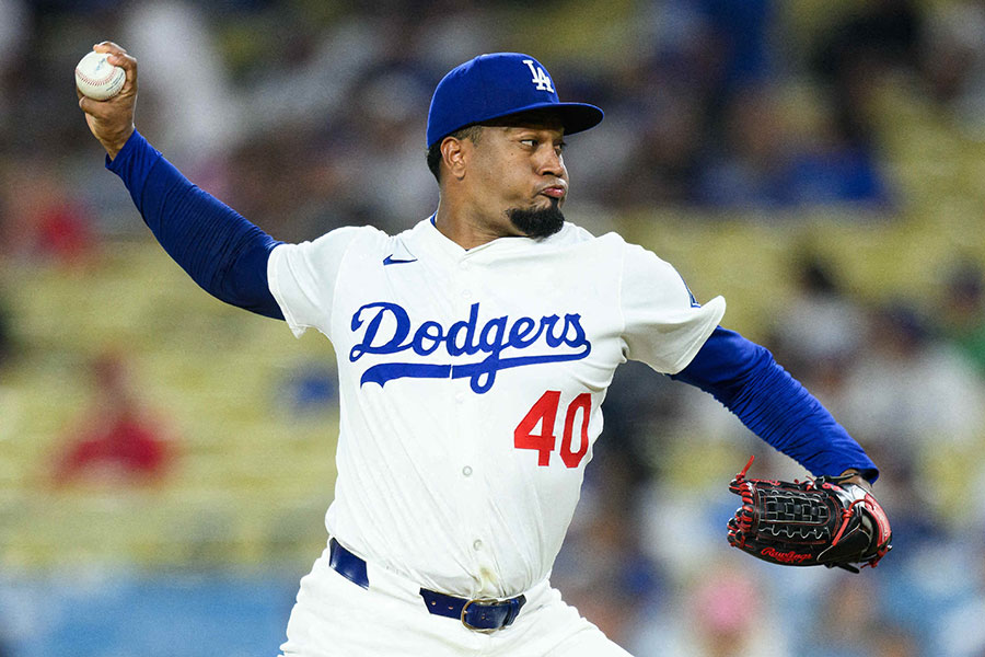 ドジャースのアレクシス・ディアス【写真:ロイター】