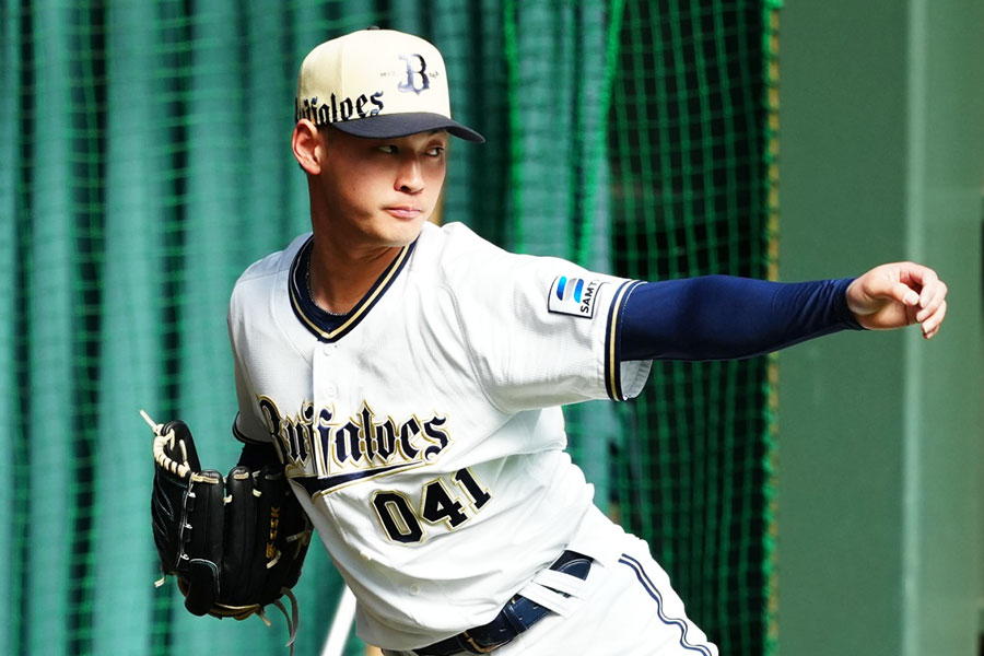 オリックス・寿賀弘都【写真：小林靖】