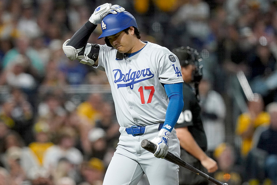 パイレーツ戦に出場したドジャース・大谷翔平【写真：アフロ】