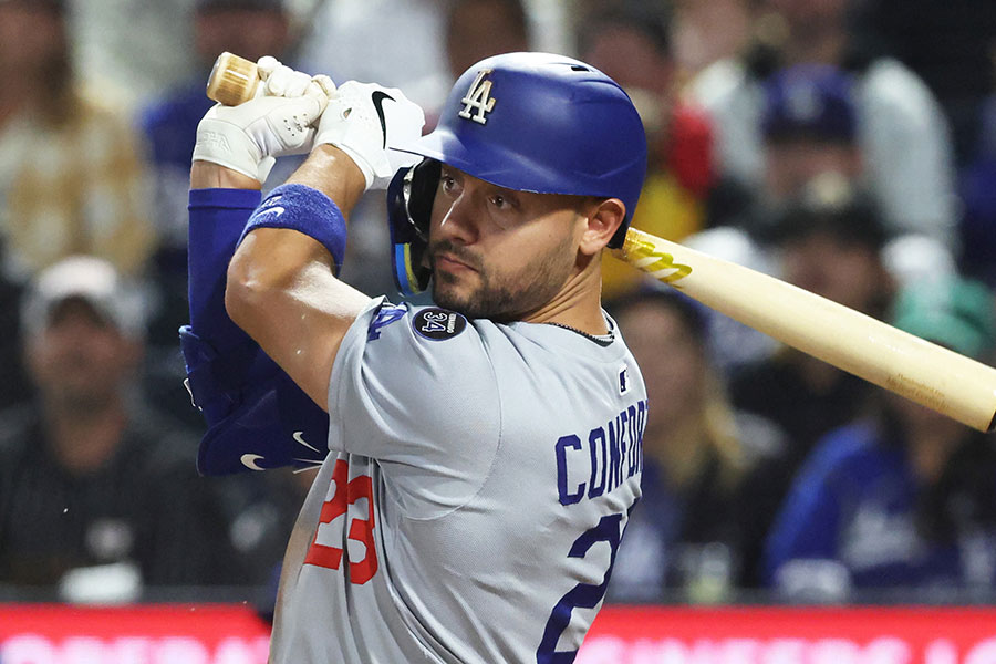 ドジャースのマイケル・コンフォート【写真：ロイター】