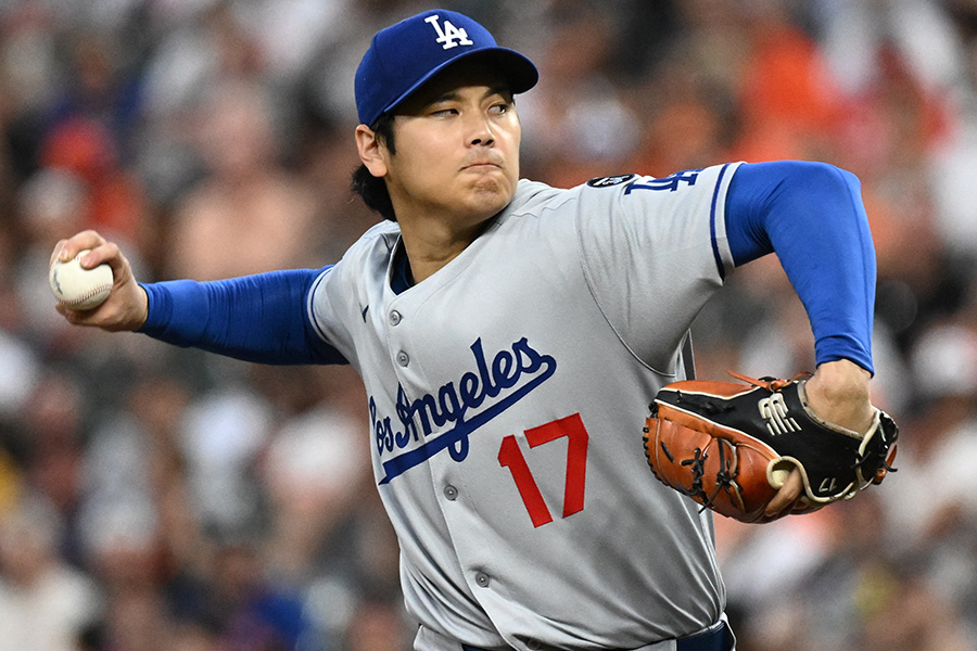 オリオールズ戦に先発したドジャース・大谷翔平【写真：ロイター】