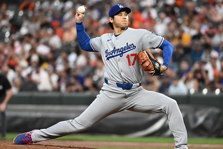 オリオールズ戦に先発したドジャース・大谷翔平【写真：ロイター】