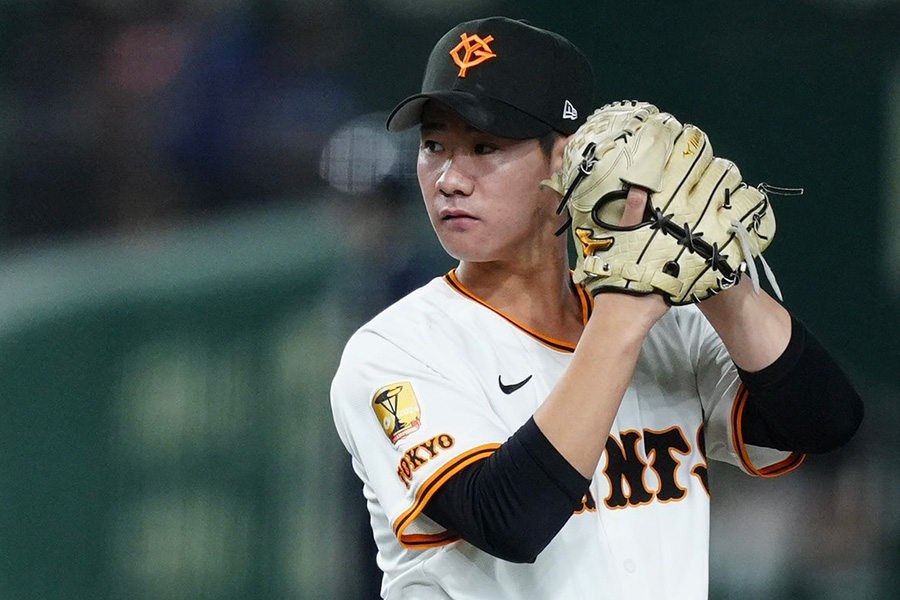 巨人・井上温大【写真：矢口亨】