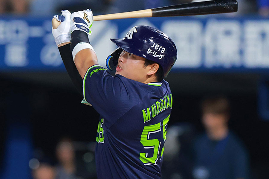 18号3ランを放ったヤクルト・村上宗隆【写真提供：産経新聞社】