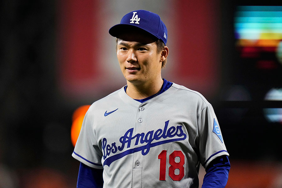 オリオールズ戦で好投したドジャース・山本由伸【写真：アフロ】