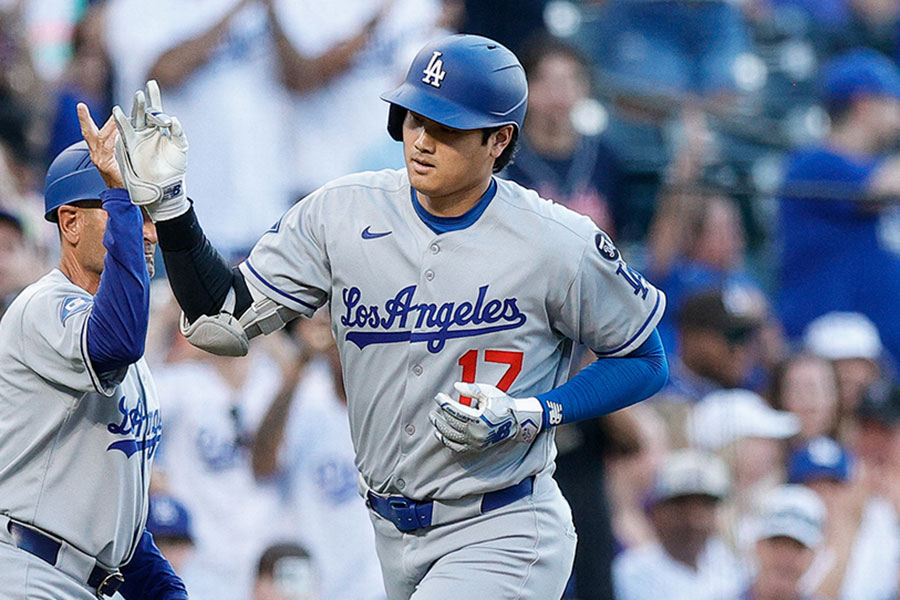 オリオールズ戦で47号の本塁打を放ったドジャース・大谷翔平【写真：ロイター】