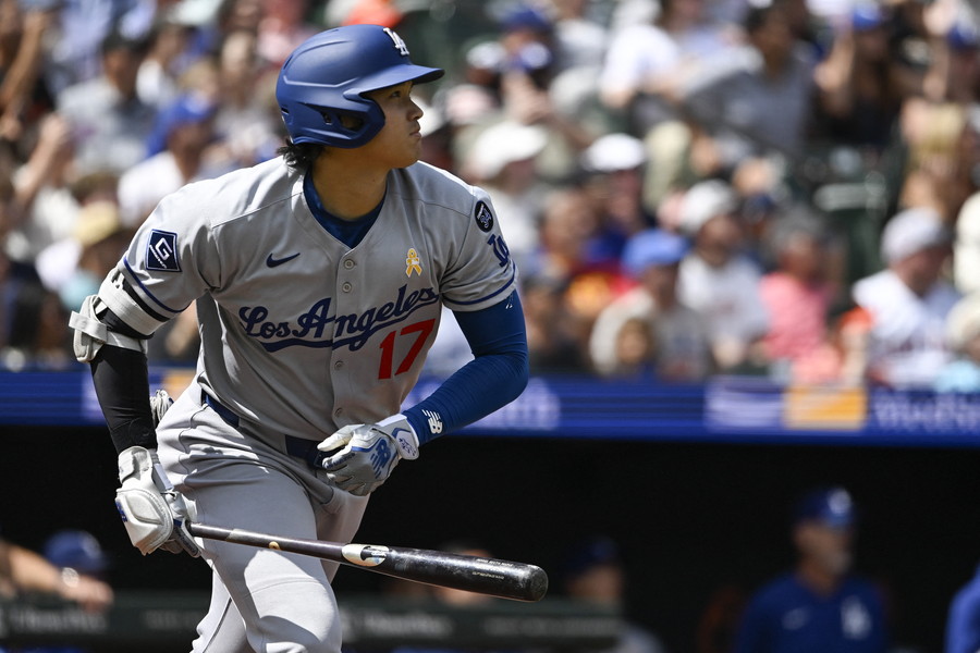オリオールズ戦で47号を放ったドジャース・大谷翔平【写真:ロイター】