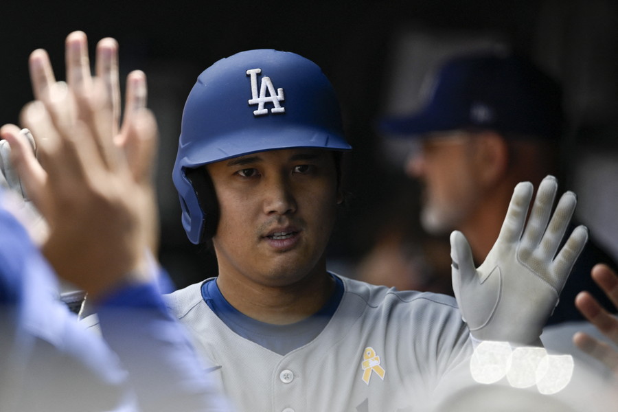 オリオールズ戦で48号を放ったドジャース・大谷翔平【写真：ロイター】