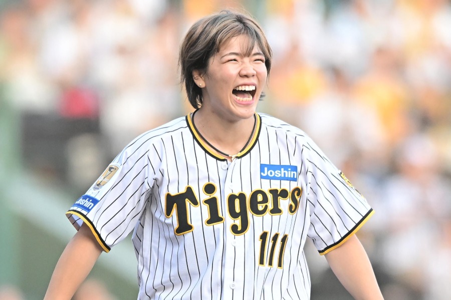 レスリング女子76キロ級金メダリストの鏡優翔さん【写真提供：産経新聞社】