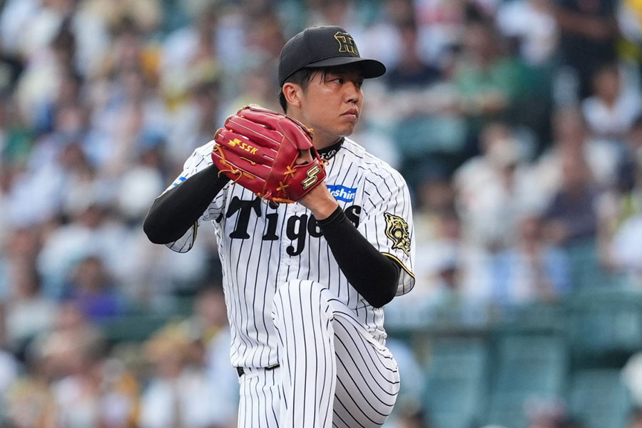 阪神・才木浩人【写真：小林靖】