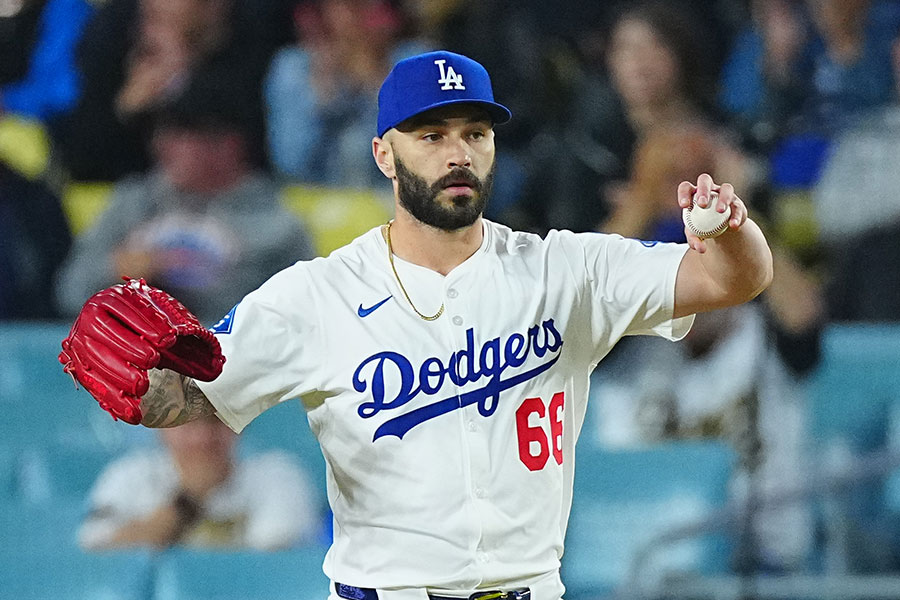 ドジャースのタナー・スコット【写真：荒川祐史】