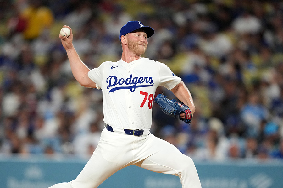 ドジャースのベン・カスパリアス【写真：ロイター】