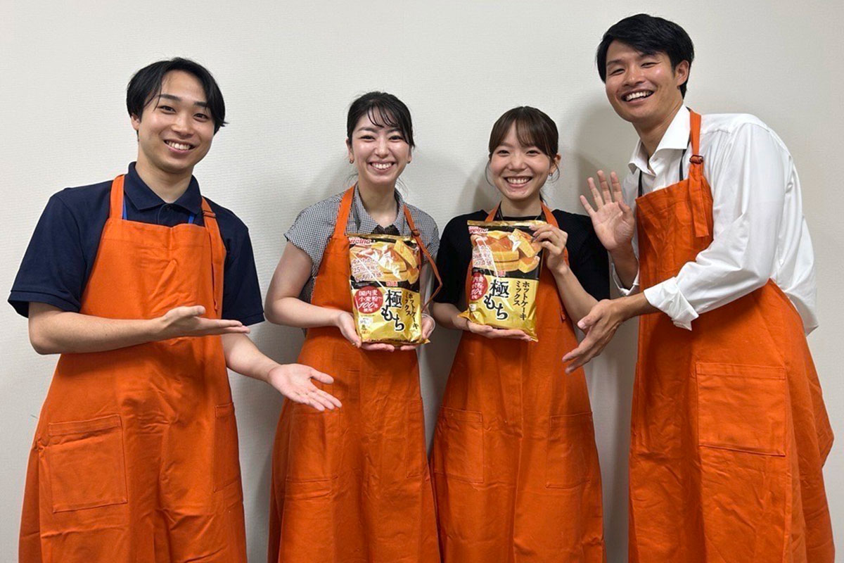 日清製粉ウェルナの担当者【写真：日清製粉ウェルナ】