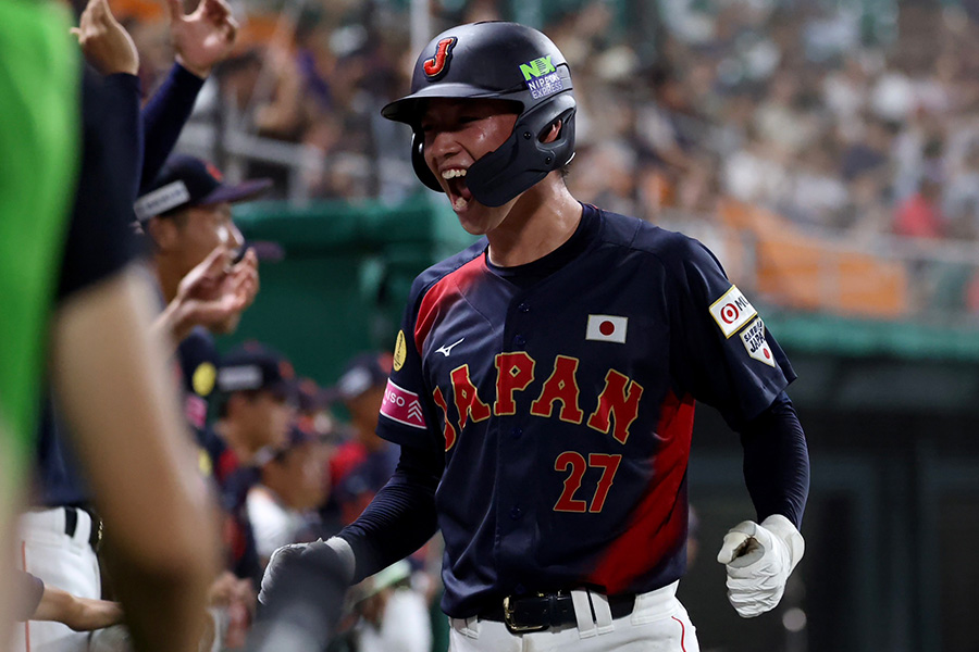 米国代表戦に出場した侍J・横山悠【写真：加治屋友輝】