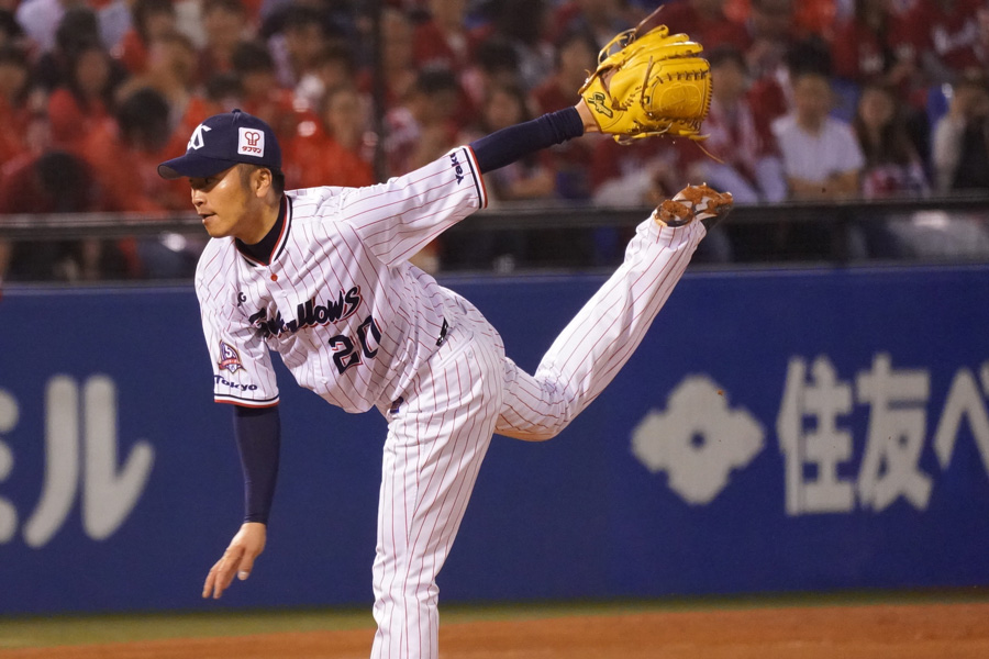 ヤクルト時代の近藤一樹氏【写真：荒川祐史】