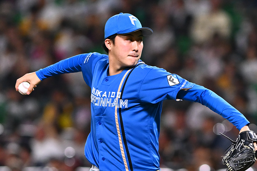 日本ハム・柳川大晟【写真：古川剛伊】