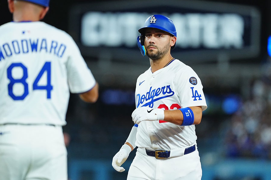 ドジャースのマイケル・コンフォート【写真:荒川祐史】