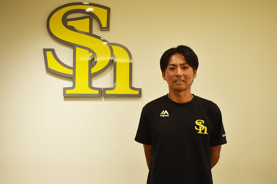 ホークスジュニアの若林隆信コーチ【写真：高橋幸司】