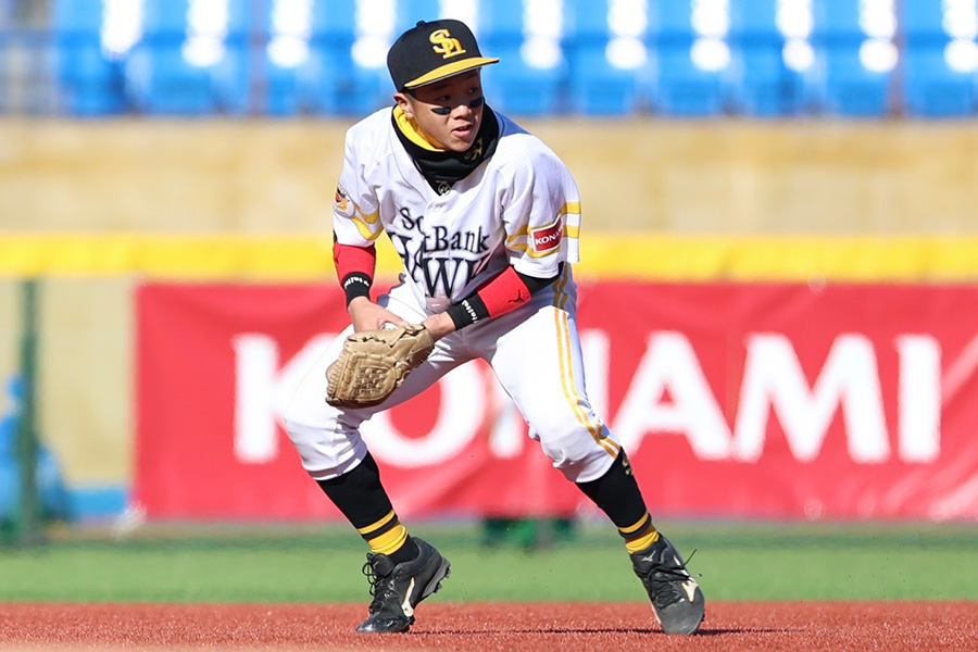 守備力を高める「基本動作」とは（写真は昨年のホークスジュニア）【写真：加治屋友輝】