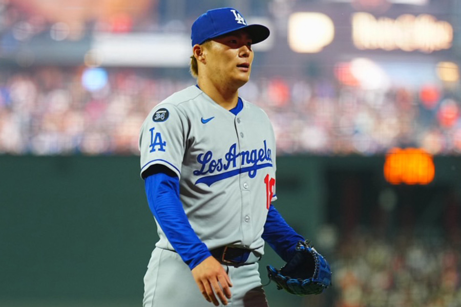 先発したドジャース・山本由伸【写真：荒川祐史】