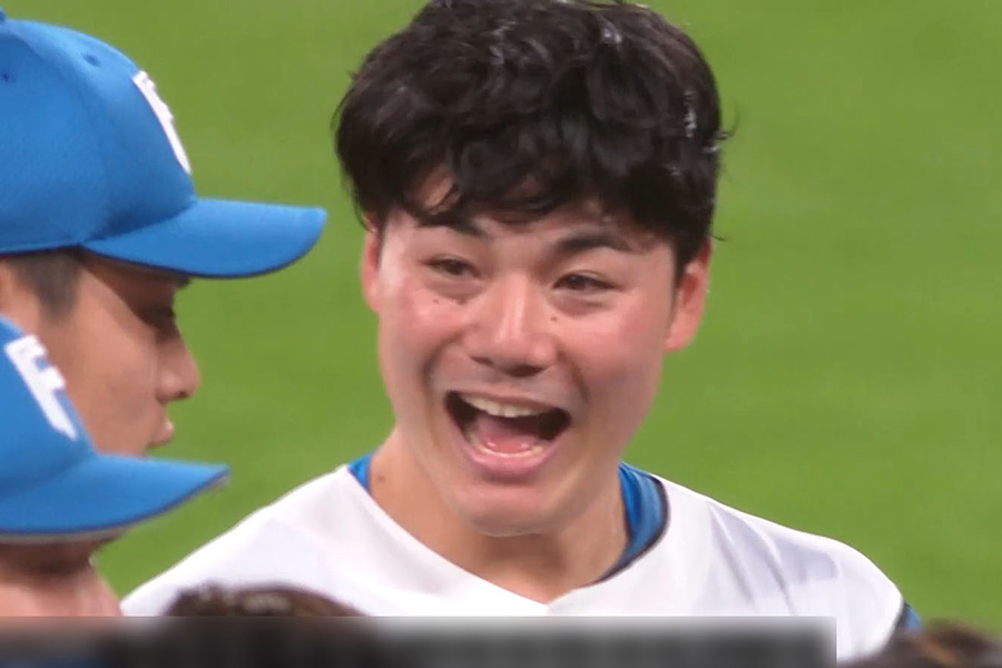 西武戦に出場した日本ハム・清宮幸太郎【画像：パーソル パ・リーグTV】