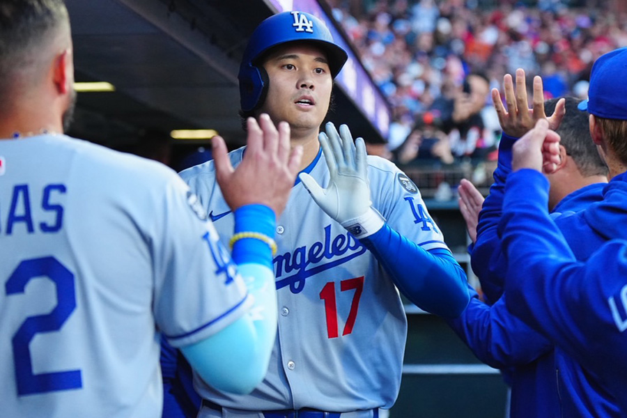 49号を放ったドジャース・大谷翔平【写真：荒川祐史】