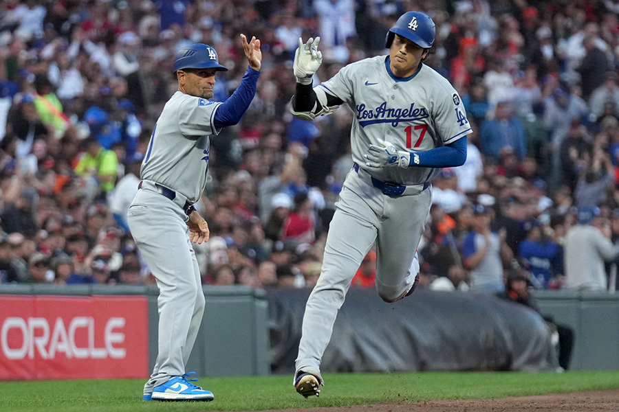 49号を放ったドジャース・大谷翔平【写真：ロイター】