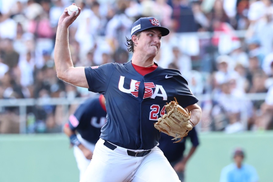 U-18米国代表のコールマン・ボースウィック【写真：加治屋友輝】