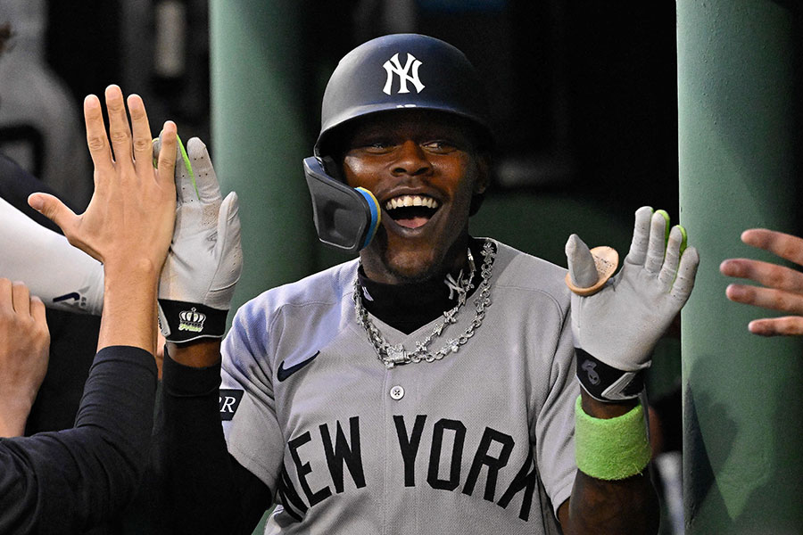 29号本塁打を放ったヤンキースのジャズ・チザムJr.【写真：ロイター】
