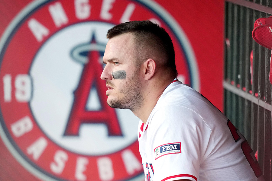 エンゼルスのマイク・トラウト【写真：ロイター】