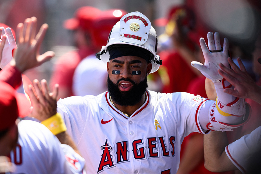 エンゼルスのジョー・アデル【写真：ロイター】