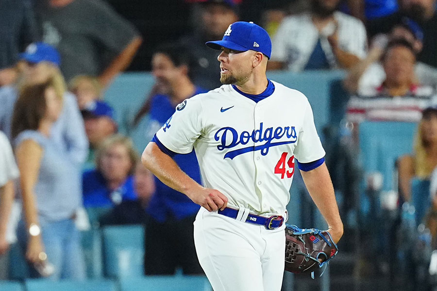 ドジャースのブレイク・トライネン【写真：荒川祐史】