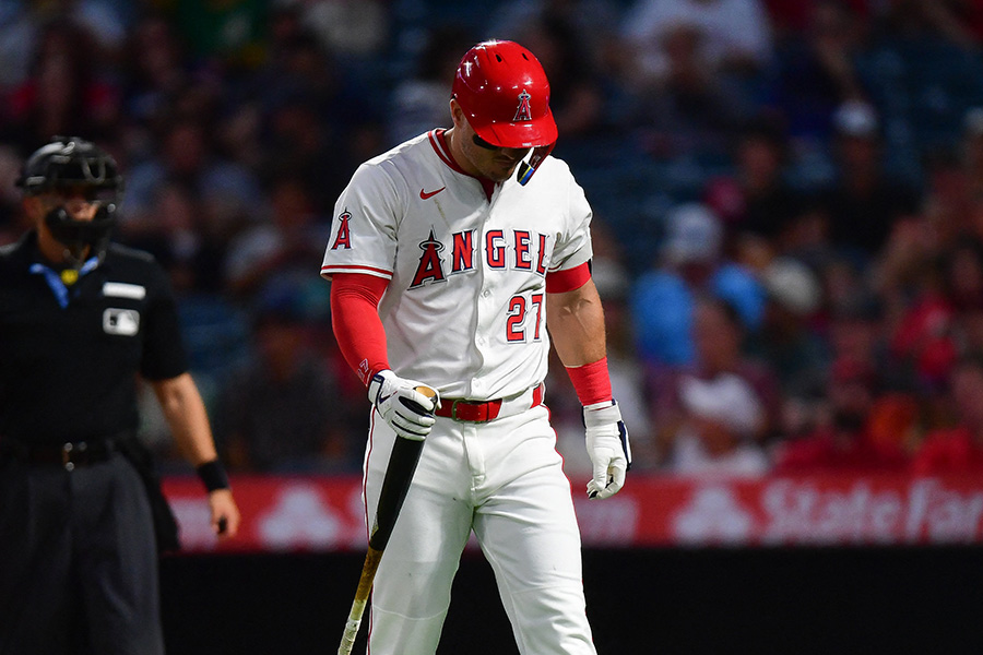 エンゼルスのマイク・トラウト【写真：ロイター】