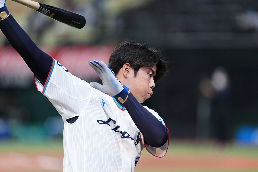 西武・松原聖弥【写真：小林靖】
