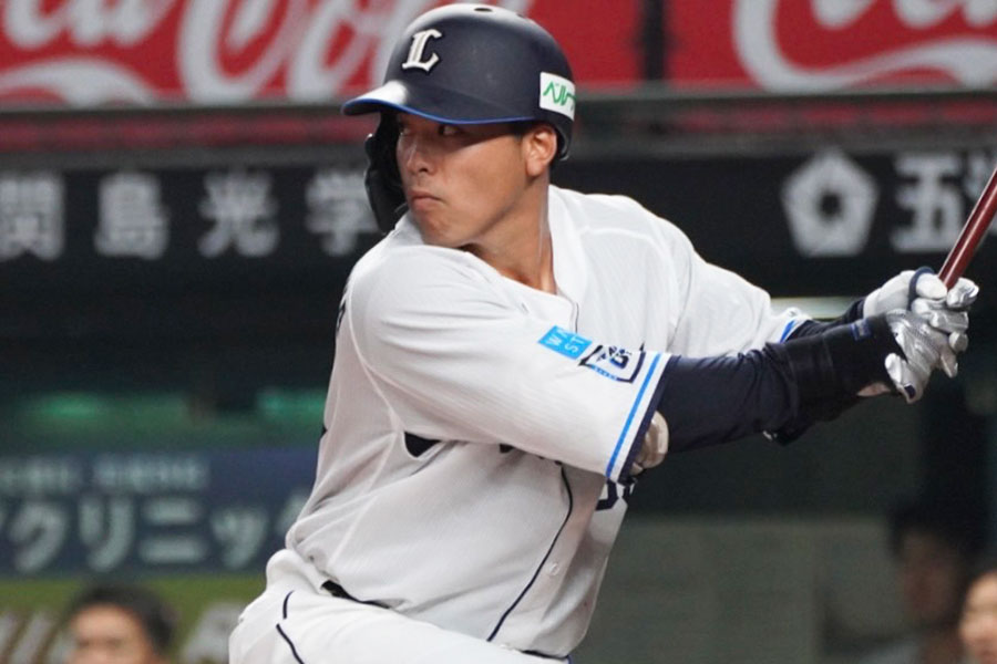 西武・仲三河優太【写真：宮脇広久】