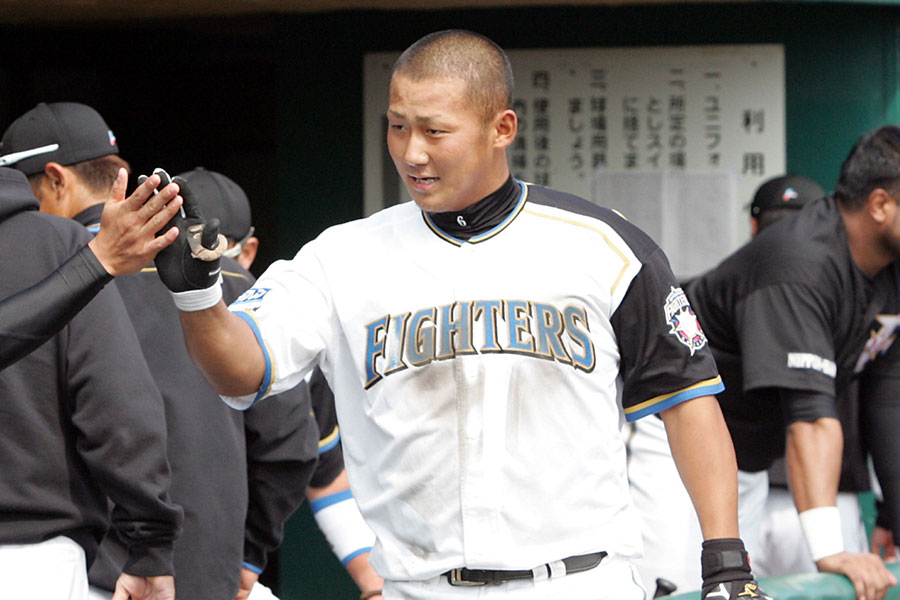 日本ハム時代の中田翔【写真提供:産経新聞社】