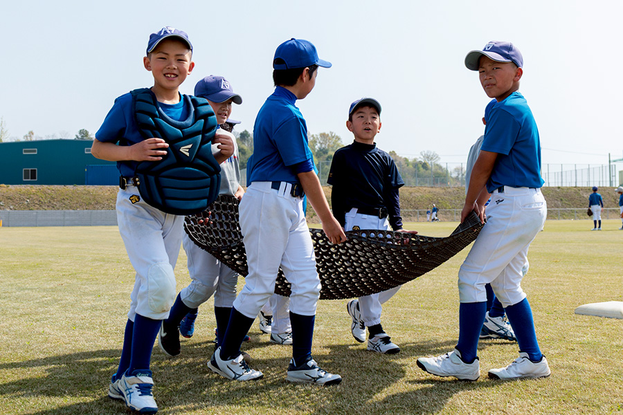和歌山橋本Atta boysの練習の様子【写真：伊藤賢汰】
