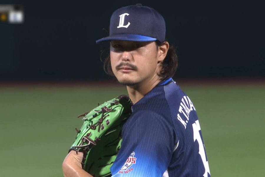 楽天戦に先発した西武・高橋光成【画像：パーソル パ・リーグTV】