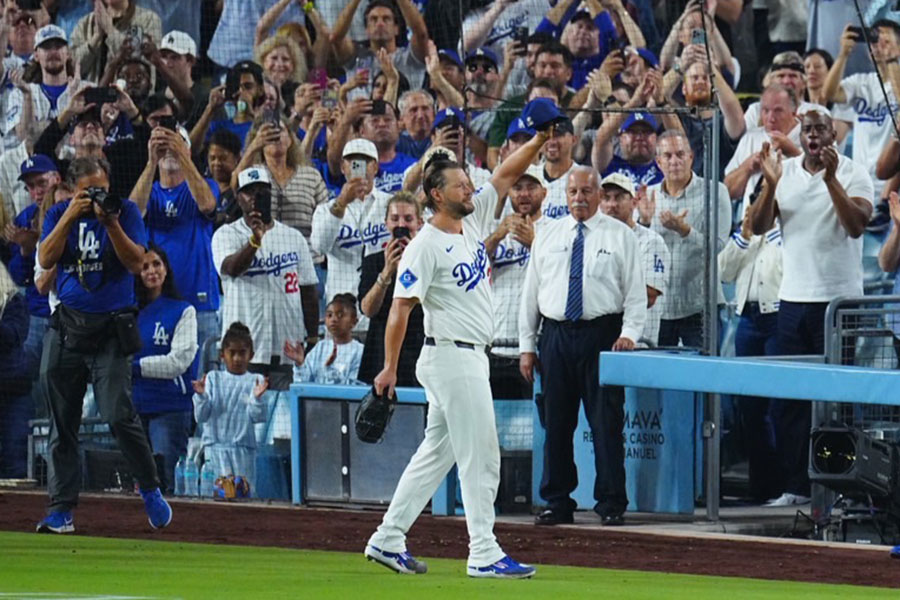 ドジャースのクレイトン・カーショー【写真：荒川祐史】